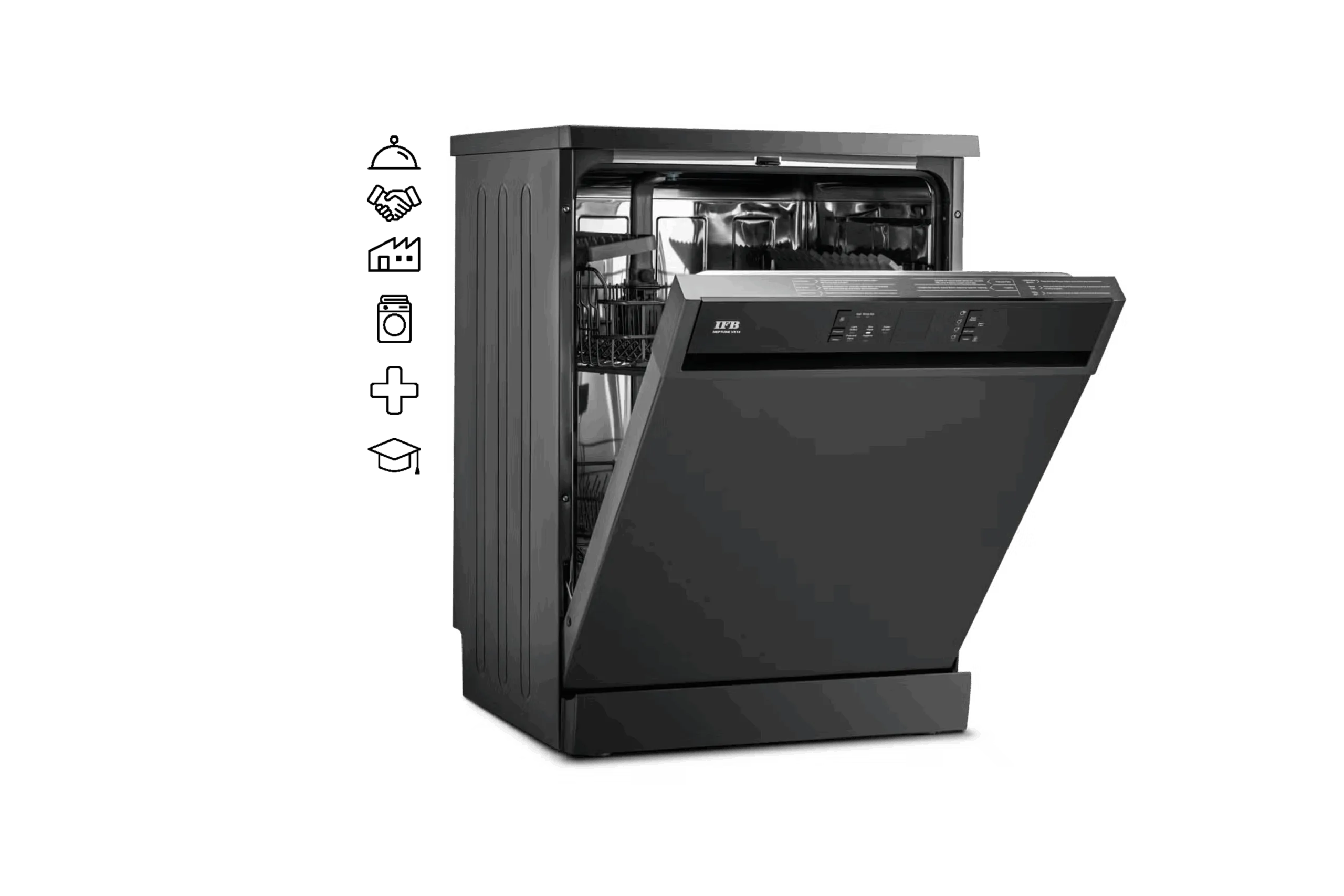 IFB 16 Place Setting Dishwasher with Ai and Ion Technology